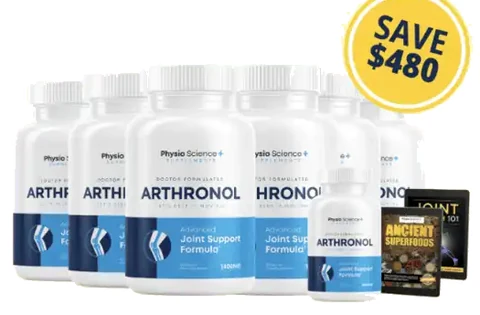 Arthronol 6 bottles — 180-day supply